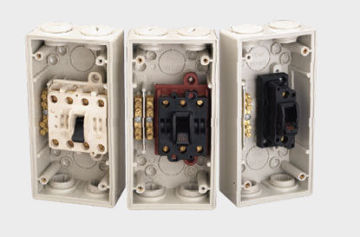 Mini Ip66 Outdoor Screwed Weather Protected Isolator Switch With Double / Triple Pole