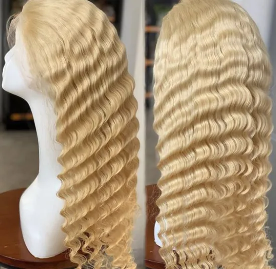 5x5 Brazilian Lace Closure Wigs 613 Cheap Human Lace Wig 180% Density 13x4 Blonde Lace Frontal Wig Pre Plucked For Black Women