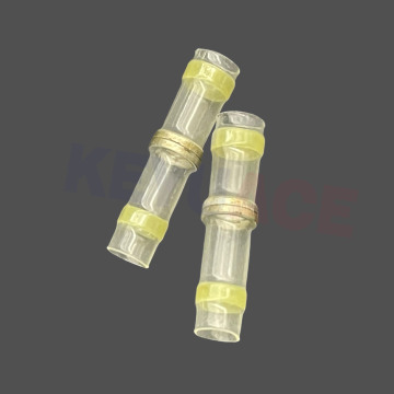 Conectores termorretráctiles amarillos