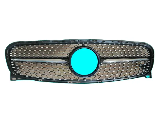 AMG GT Front Bumper Grille Diamond Style for C180 C200 C260 e200 e300 W204 W156 GLC