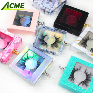 Wholesale Luxury Custom Eyelash Box Packaging with Logo and Foil Specifications