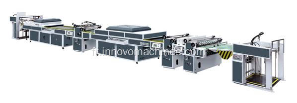 Machine d'enduit UV automatique ZXSG - 1200D (trois coucheuses)