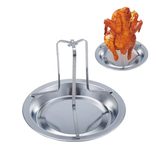 Stainless Steel BBQ Grill Accessories: Enhancing Your Chicken Cooking Experience with Racks and Beer Can Holders