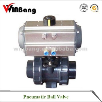 PVC Pneumatic Ball Valve Model:WB-P65