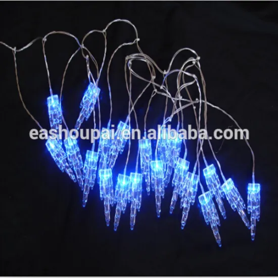 Icicle Crystal LED Decoration string light Christmas lights china