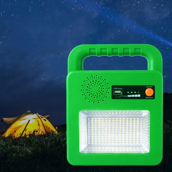 Portable LED Camping Lantern with Charger, Music Player, and Solar Emergency Lamp