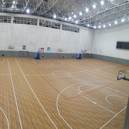 Indoor PVC flooring for basketball court