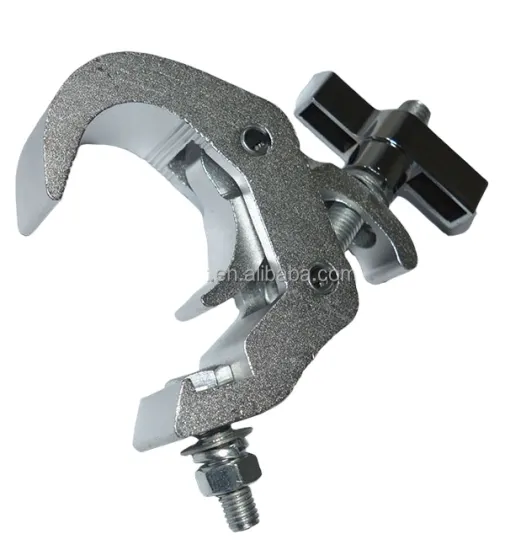Silver Black Aluminum Light Clamp for Stage Light Hanging Hooks - Truss Hook