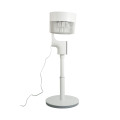 Hochwertiger weißer Standventilator mit Fernbedienung und LED-Anzeige