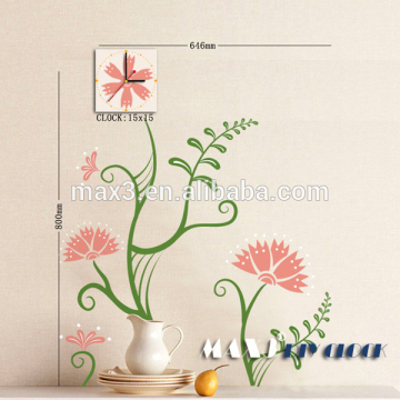 Original brand Max3 Decorative Unique Wall Clock wall sticker home decoration
