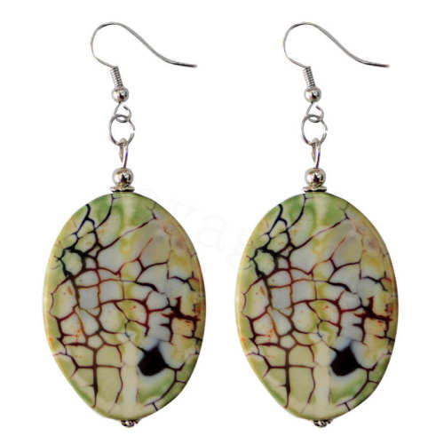 Natural Gemstone Agate Earring