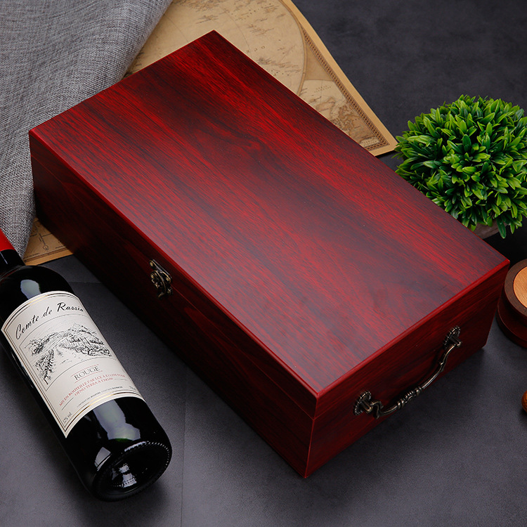 Подарочная коробка для вина с двойной бутылкой