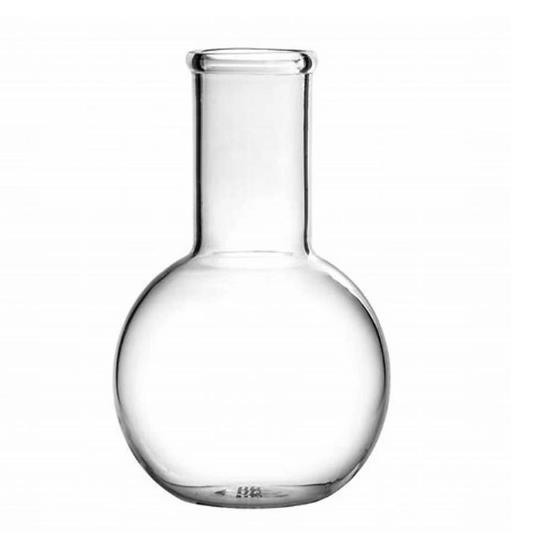 Short Wide Neck Glass Boiling Flask 500ml