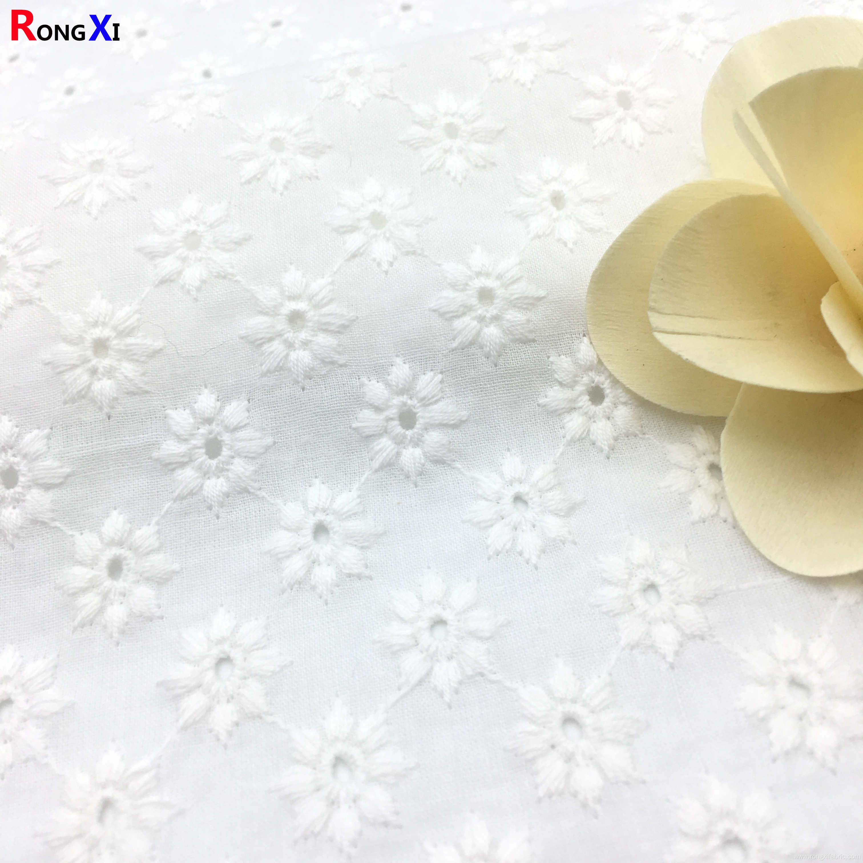 Multifunctional Embroidered Wholesales Cotton Voile Fabric