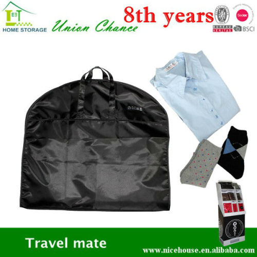 Polyester travel suit garment bag