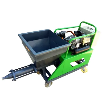 High Pressure Non-Gas Spraying Putty Machine Plastering Station Mortar Spraying Machine