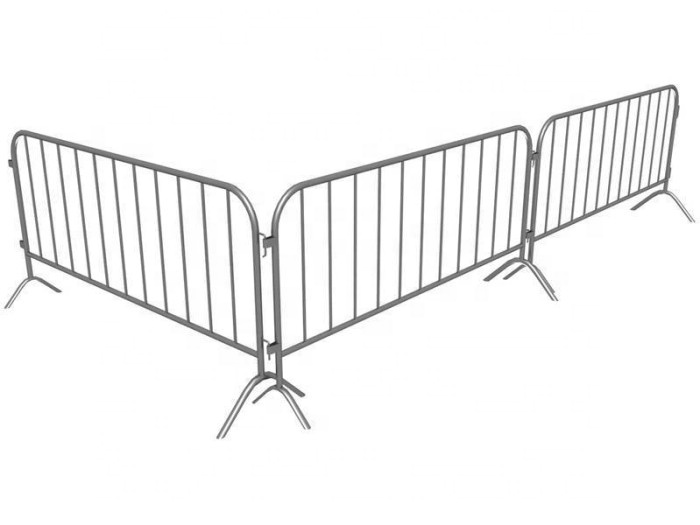 Steel Blockader Barricade 39 Inch Crowd Race Road Barrier Enclosure Pedestrian5