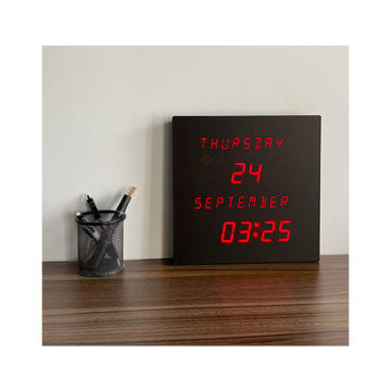 CHEETIE CP38 Red 11 Inch Extra Large Screen LED Digital Day Calendar Dementia Clock for Elderly