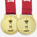 Projeto de ouro personalizado Sua própria medalha de corrida