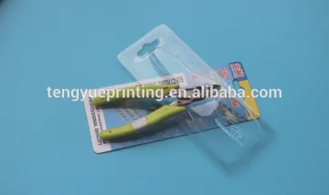 Printed blister paper card packaging