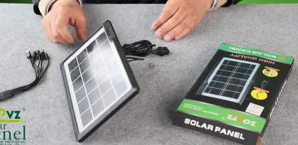 Zo-035 Solar Panel: 3.5W 6V International Copper Charging - Fast and Safe
