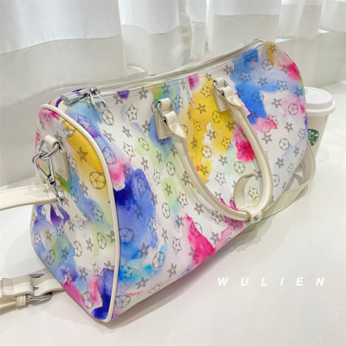 Large Capacity Colorful Tie-dye Travel Duffle Bag