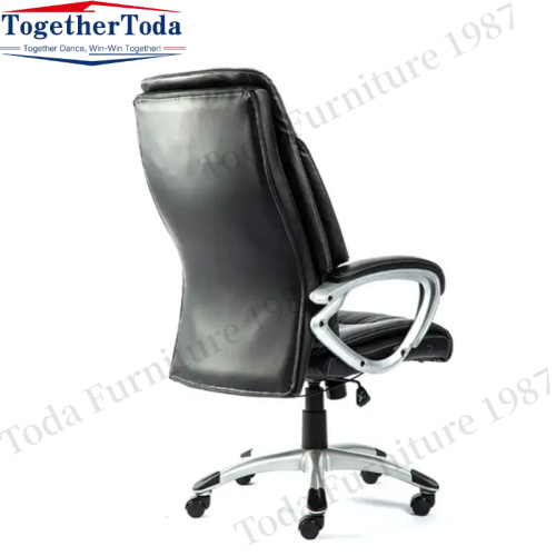 Leather swivel sliding office chair Boss chair