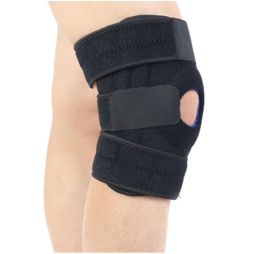 Wholesale Angle Adjustable Adult Rubber Elastic Open Patella Knee Support Brace Immobilize