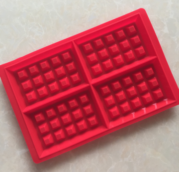 4-Cavity Silicone Soap Chocolate Pudding bread Baking Mould