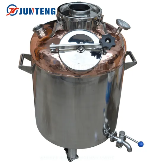 Stainless Steel Alcohol and Milk Distillation Boilers in Various Capacities: 100L, 200L, 300L, 500L