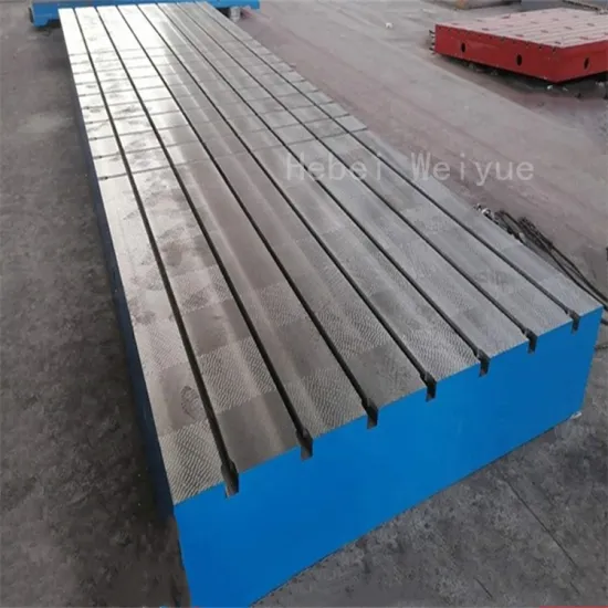 20-Year Single Cast Iron T-Slot Platform for Large Motor Testing