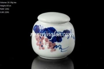 30g Grape Painting Tea/ coffee canister