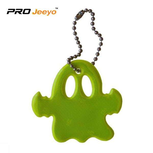 Rreflective Pvc Ghost Shape Pendant V 210 1 Yellow