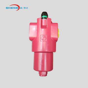 Hydraulic oil pressure filter housing and cartridge