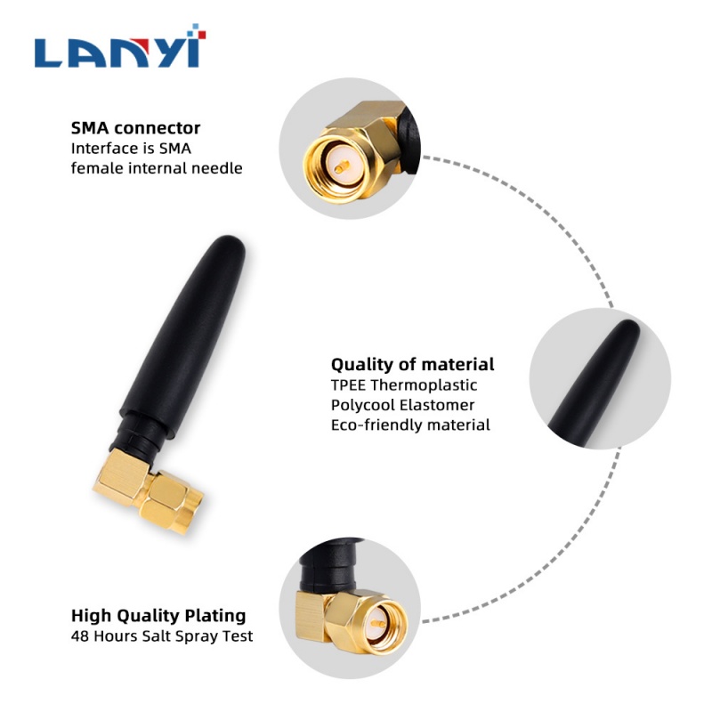 2.4 5.8g small glue stick antenna 6