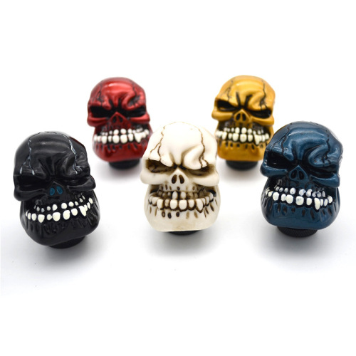 Skull gear shift head manual gear shifter