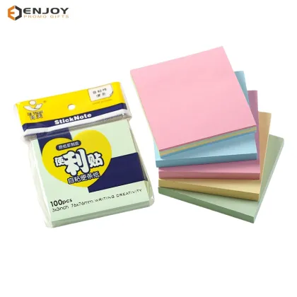 Vintage Sticky Notes Notepad with Custom Print Promotional Pen Holder