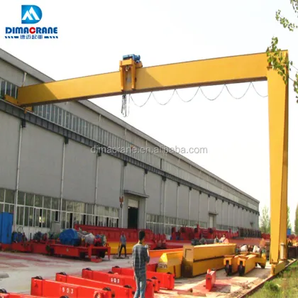 10ton BMG Double Girder Semi-Gantry Crane