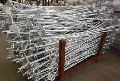 No Wrench Screw Anchor Rods for Utility Pole