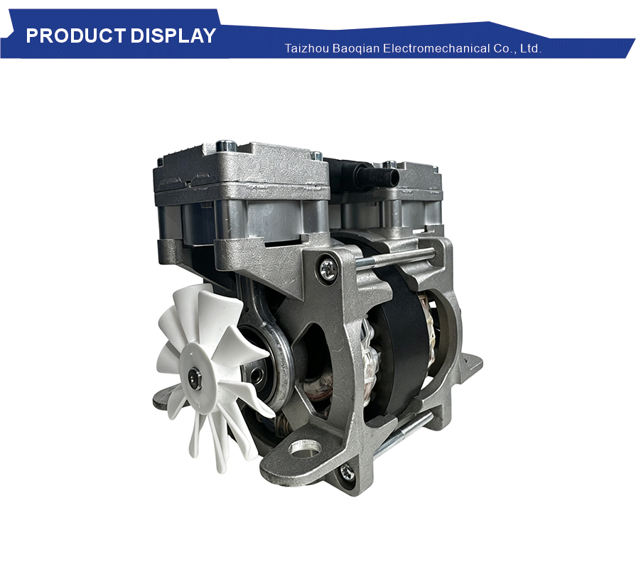 New silent oil free vacuum pump
