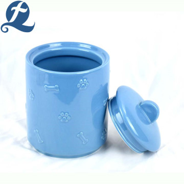 Popular storage jar ceramic cute food container sets