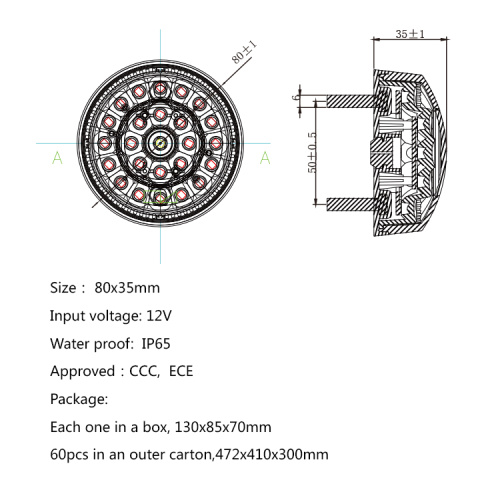 જથ્થાબંધ ફેશન 12 વી મોટરસાયકલ Auto ટો સ્ટોપ બ્રેક પૂંછડી લાઇટ્સ મોટરસાયકલ લાઇટિંગ સિસ્ટમ