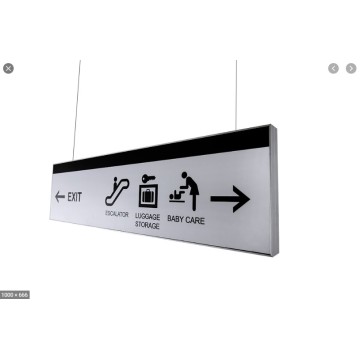 Custom Wayfinding System Direction Indication Sign