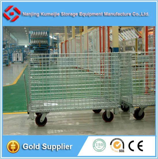 Factory Price Collapsible Welding Wire Mesh Basket Container for Sale