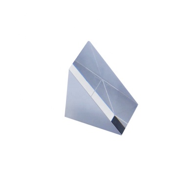 PRISM triangolare triangolare di quarzo ottico OEM con rivestimento in alluminio