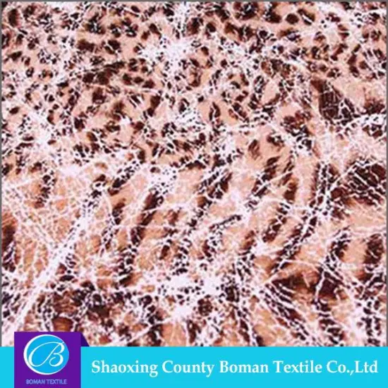 China wholesale High quality Dress Polyester foiled spandex fabric