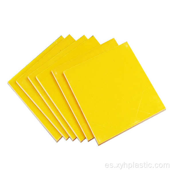 Hoja / tablero de fibra de vidrio epoxi amarillo 3240 de alta calidad