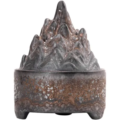 Vintage Ceramic Incense Burner - Household Zen Incense Burner for Sandalwood and Tibetan Incense