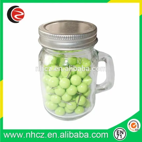 Green color ball Push Pins