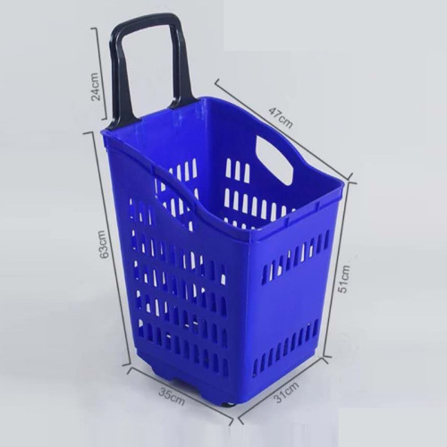 Wicker Hand Basket for Supermarkets